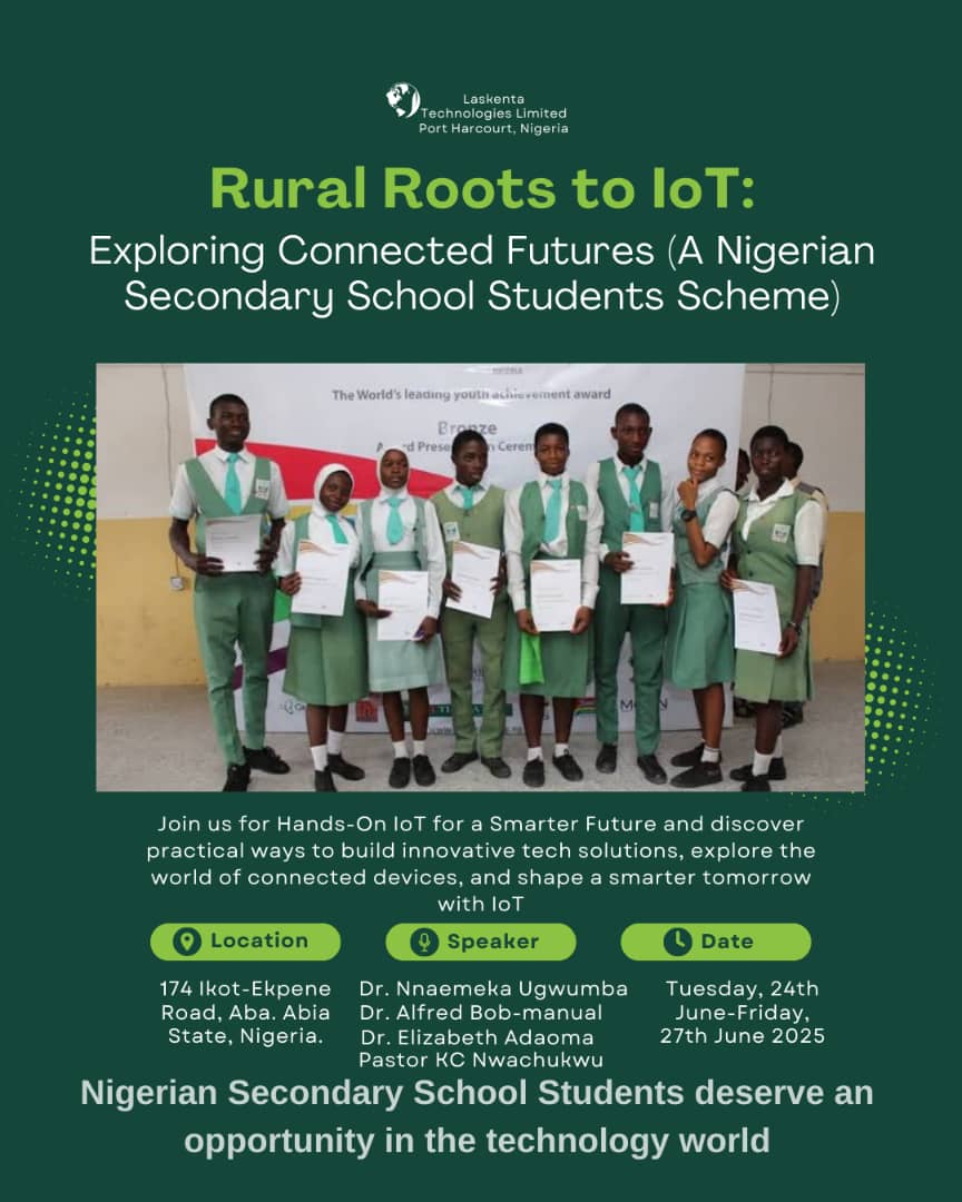 Rural Roots to IoT Workshop Banner
