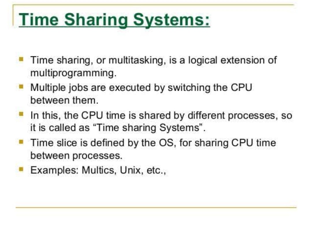 Time sharing operating system 456