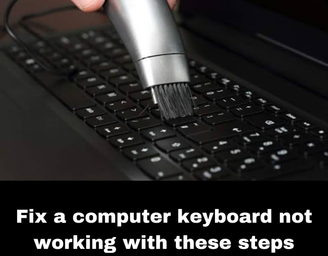 Fix a computer keyboard not working with these steps